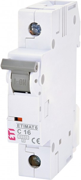 Einbauautomat ETI 1-polig, C-Charakteristik