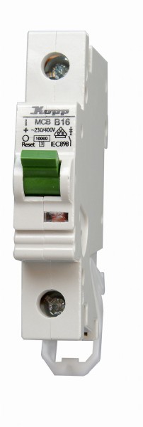 Einbauautomat Kopp 1-polig, B-Charakteristik